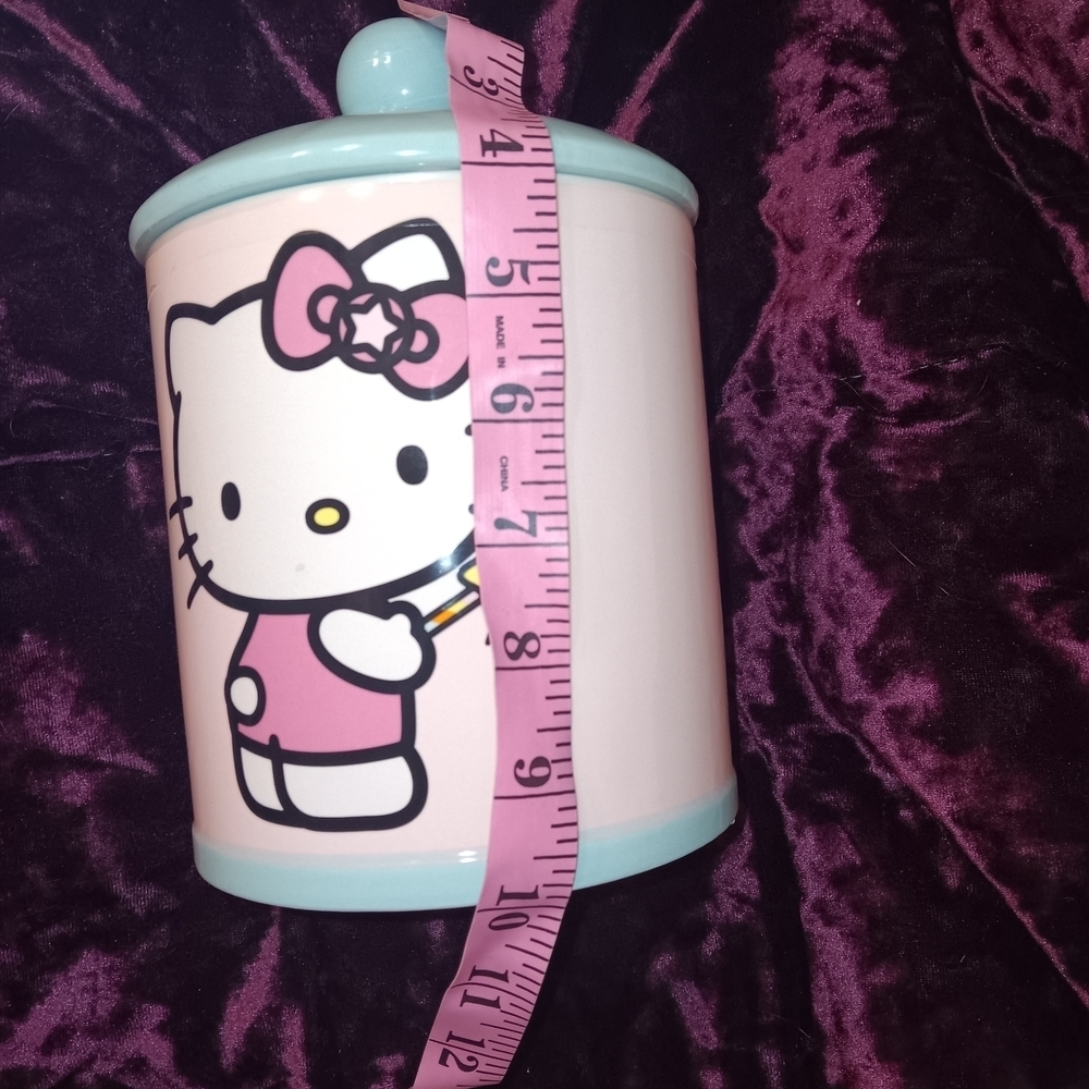 Hello Kitty storage jar lid
